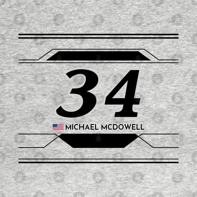 Michael McDowell #34 2023 NASCAR Design by AR Designs 